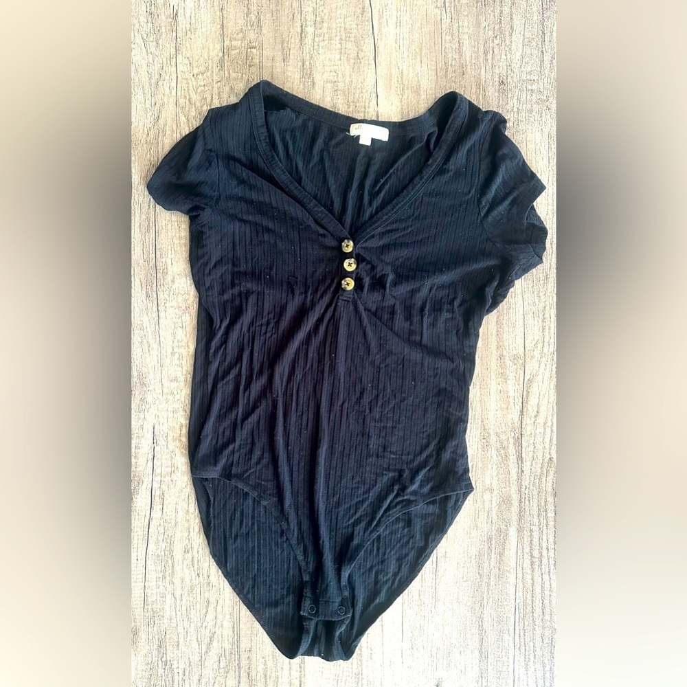 Ultra Flirt Black Onesie Size Medium